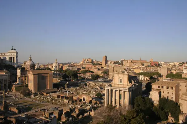 Римский Форум Foro Romano Palatinum Palatino Rome Italy — стоковое фото