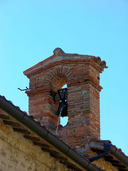 古老的石头教堂 地中海建筑风格 圣里欧 靠近里米尼 埃米莉亚罗马纳 意大利 — 图库照片