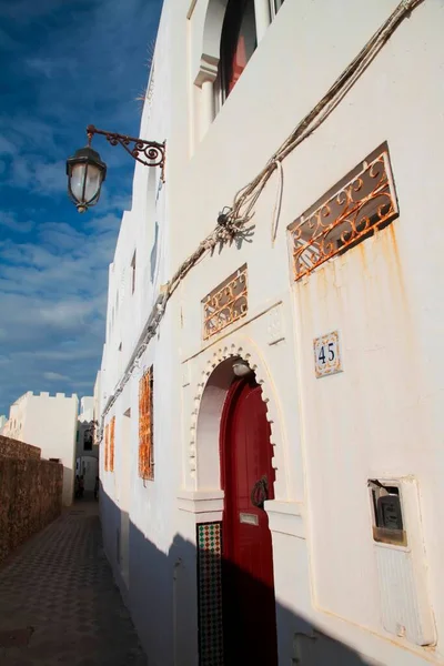 Byggnad Konstnärsstaden Asilah Marocko — Stockfoto