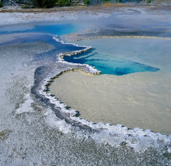 Yellowstone Schwarzes Und Sandbecken América Del Norte —  Fotos de Stock