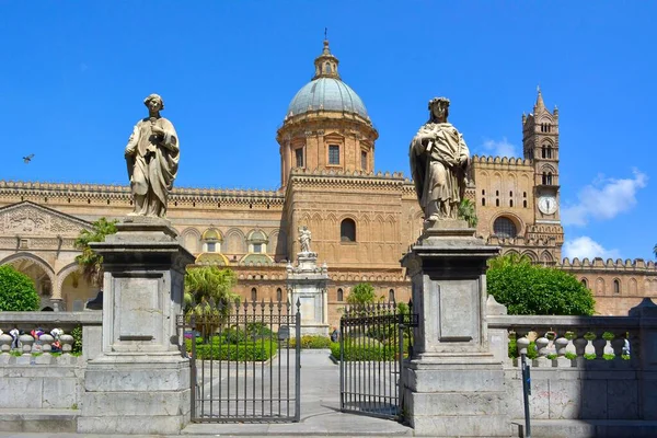 Italië Italia Sicilië Palermo Kathedraal Cathetrale Kathedraal Van Palermo Kathedraal — Stockfoto