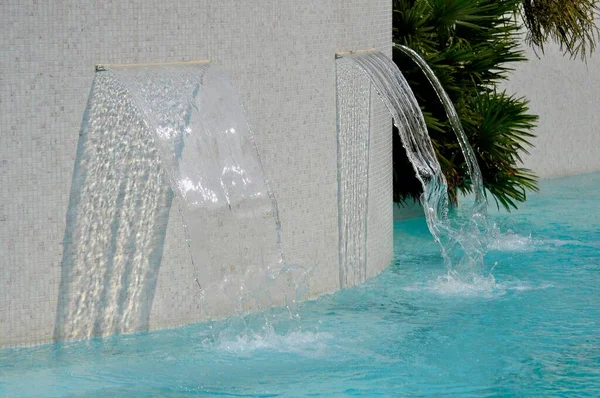 Emilia Romagna Italienische Adria Cervia Hotel Garten Pinerella Poolanlage Wassermassage — Stockfoto