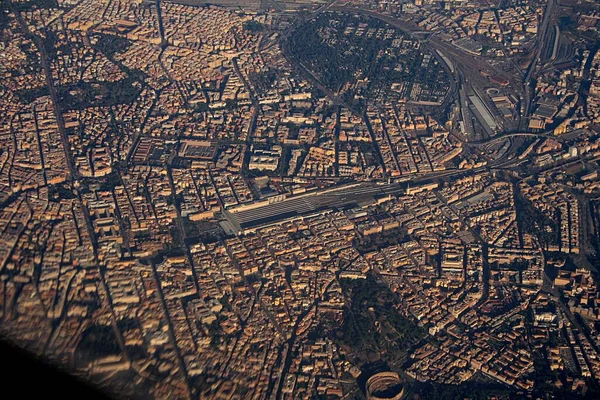 Roma Desde Una Perspectiva Aérea Roma Italia Europa — Foto de Stock