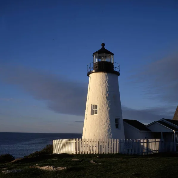 Pemaquid Light 1827 Pemaquid Peninsula Maine Usa North America — Stock Photo, Image