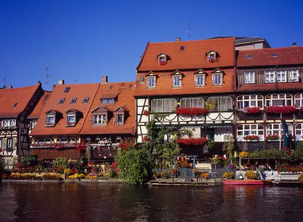 Kis Velence Bambergben Franconia Bajorország Németország Európa — Stock Fotó