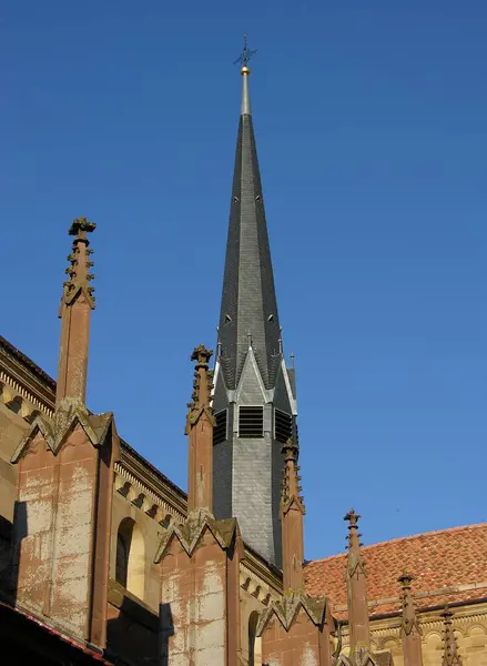德国巴登 符腾堡Maulbronn修道院 教堂塔 — 图库照片