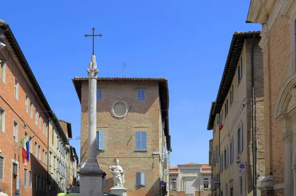 Italia Italia Marche Urbino Centrul Orașului Orașul Vechi Europa — Fotografie, imagine de stoc