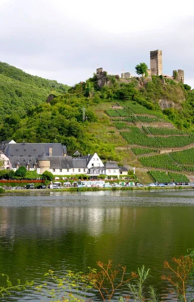 Beilstein Moselle Rhineland Palatinate Metternich城堡 — 图库照片