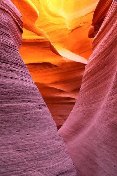 Lower Antelope Canyon Slot Canyon Navajo 페이지 애리조나 — 스톡 사진