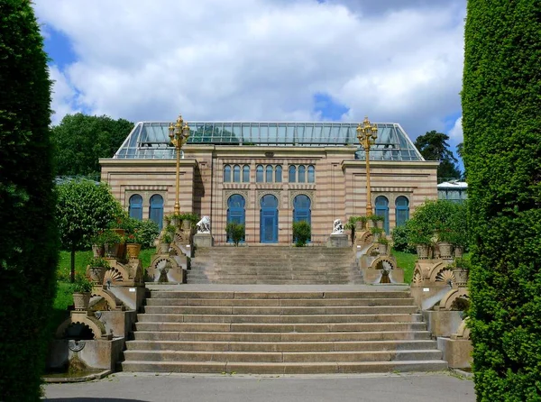 Zoologická Botanická Zahrada Stuttgart Skleník — Stock fotografie