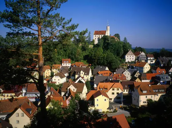 Castillo Gweinstein Distrito Forchheim Suiza Franconia Baviera Alemania Europa —  Fotos de Stock