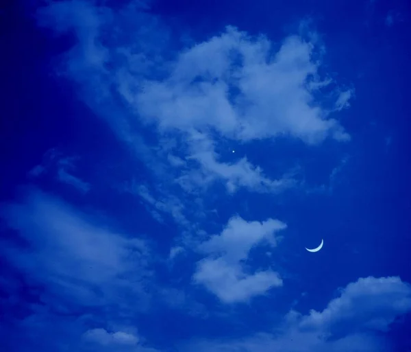 Ημισέληνος Σελήνη Λούνα Σελήνη — Φωτογραφία Αρχείου