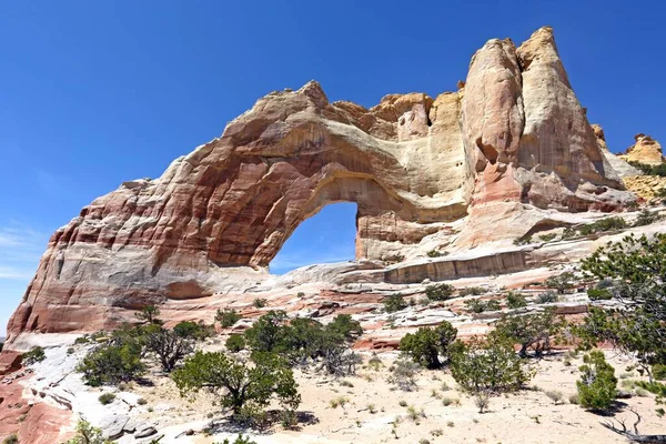 White Mesa Arch Navajo Reservation Vlakbij Tuba City Arizona Verenigde — Stockfoto