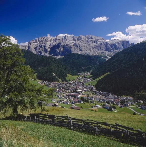 Selva Gardena Valley Sella Massifsouth Tyrol Italy Dolomites Europe — Stock Photo, Image
