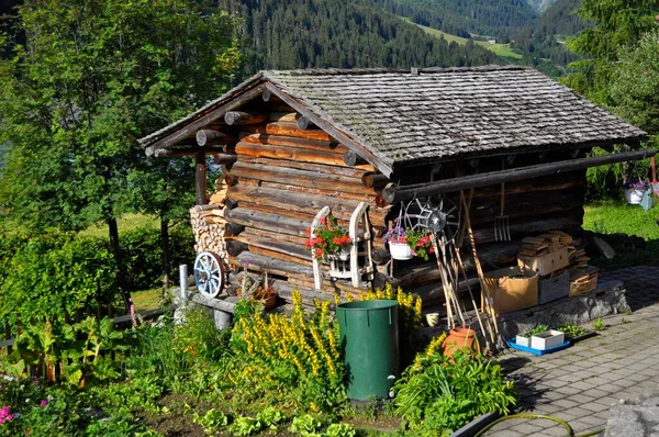 Gospodarstwo Sałatka Ogrodowa Warzywa Matterhorn Gotthard Railway — Zdjęcie stockowe