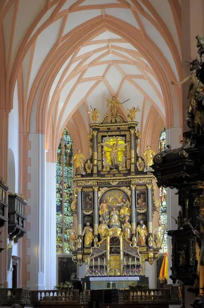 Rakousko Mondsee Bazilika Farní Kostel Michala Evropa — Stock fotografie