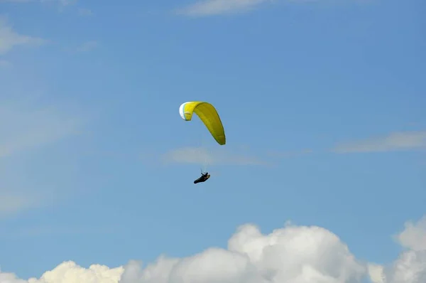 Paragliders Lucht — Stockfoto