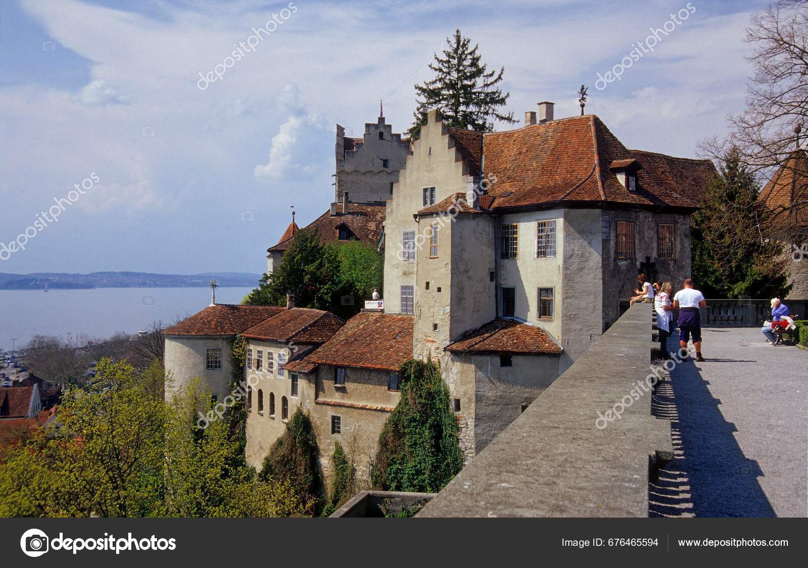 Old Castle Meersburg Lake Constance — Stock Editorial Photo ...