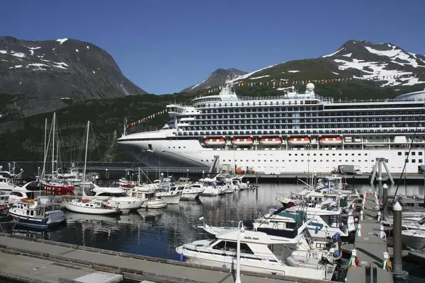 Hafen Von Whittier Alaska Usa Nordamerika — Stockfoto