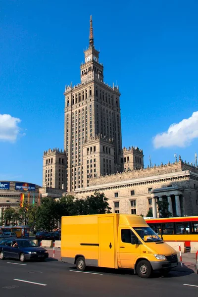 ワルシャワの文化科学宮殿 ポーランド — ストック写真