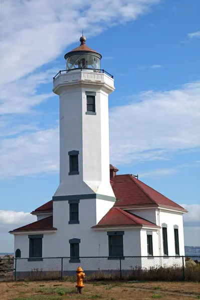 Point Wilson Light 1879 Port Townsend États Unis Amérique Nord — Photo