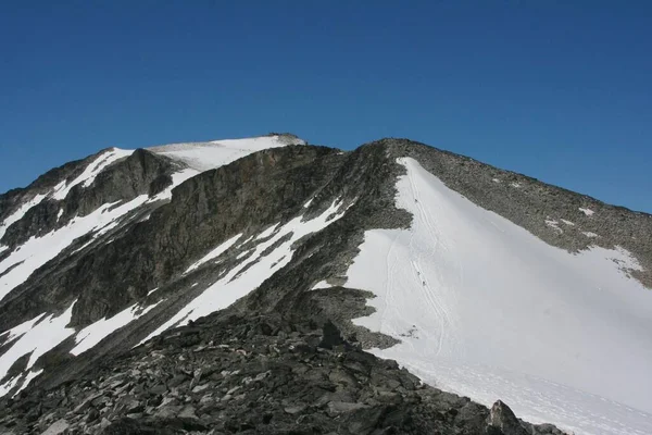 Vista Goldhopigen Montaña Más Alta Noruega — Foto de Stock