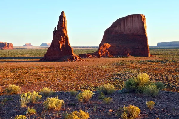 Tanzende Felsen Rock Point Navajo Reservat Arizona Usa North America — Stock Photo, Image