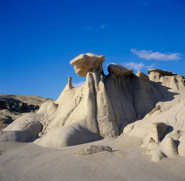 Sandsteinformation Bisti Wilderness Der Nähe Von Farmington New Mexico Usa — Stockfoto