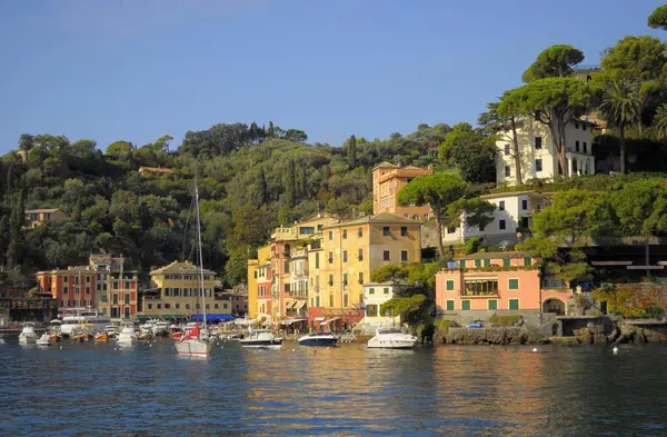 Italia Italia Liguria Riviera Levante Portofino Puerto Europa — Foto de Stock