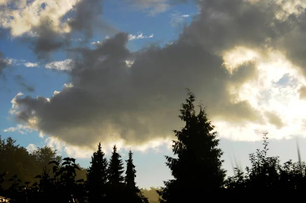 Vista Nuvole Maltempo — Foto Stock