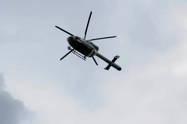 Helikopter Vliegen Lucht — Stockfoto