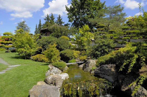 Blhendes Barock Ludwigsburg Японском Саду — стоковое фото