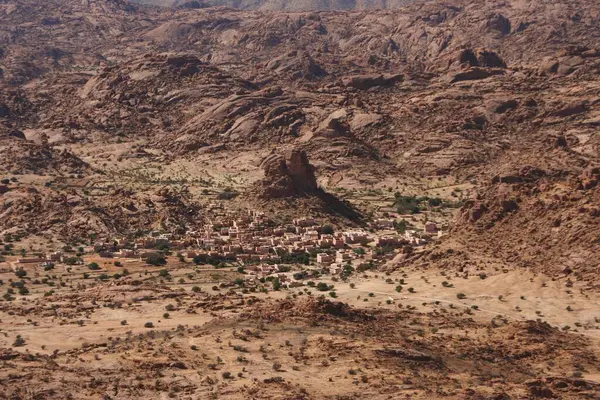 Vue Petit Village Aguard Oudad Maroc Afrique — Photo