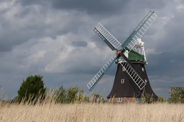 Windmill Rvershagen Travel — Stock Photo, Image