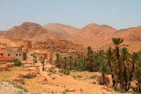 Pequena Aldeia Antiatlas Norte Ait Herbil Marrocos — Fotografia de Stock