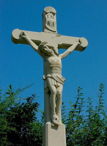 Cross Iesus Nazarenus Rex Iudaeorum Inri Became Important Component Crucifix — Stock Photo, Image