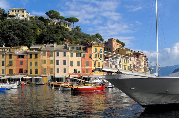 Italien Italien Ligurien Riviera Levante Portofino Båthamn Europa — Stockfoto