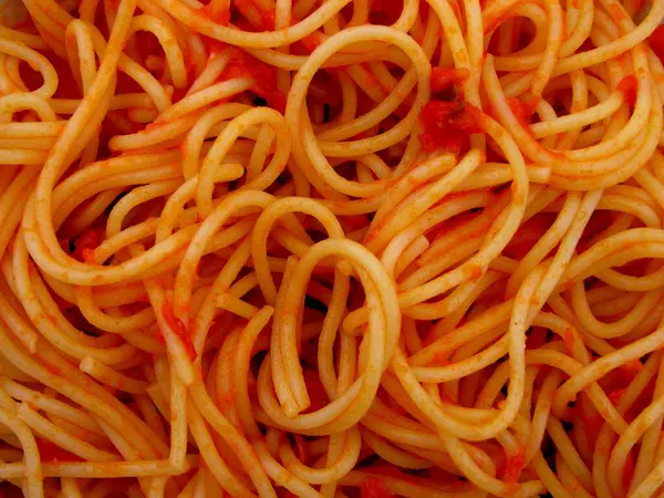 Spaghetti Tomato Sauce — Stock Photo, Image