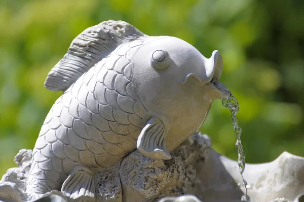 Small Garden Fountain in Fish Shape