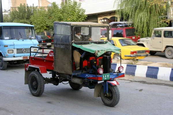 Tracteur Particulier Dans Les Rues Takab Iran Asie — Photo