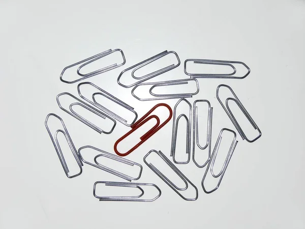 Letter Staples Paper Clips Staple Release Plate — Stock Photo, Image