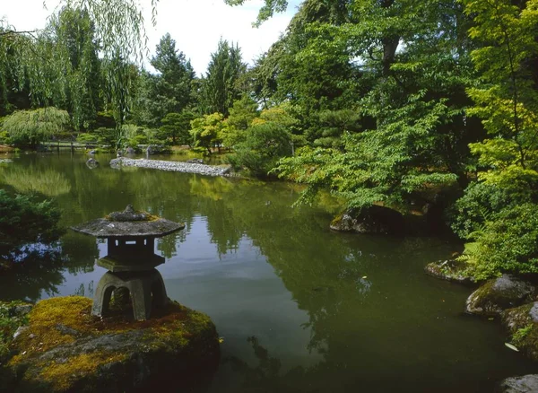 美国西雅图 华盛顿和北美的日本花园 — 图库照片