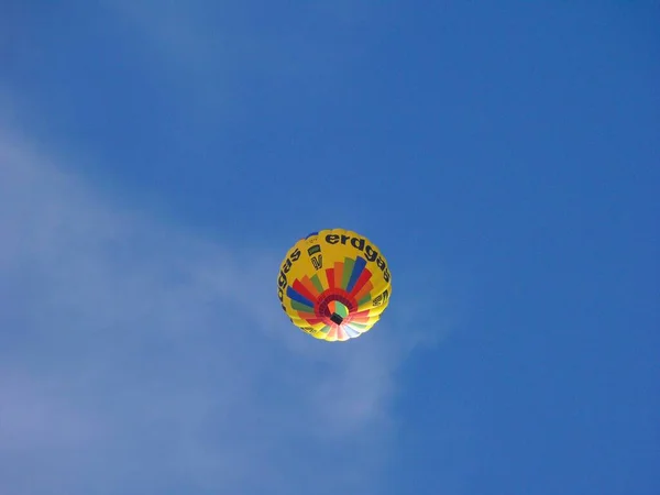 Ballon Met Warme Lucht Reclame Opstijgende Heteluchtballonnen — Stockfoto