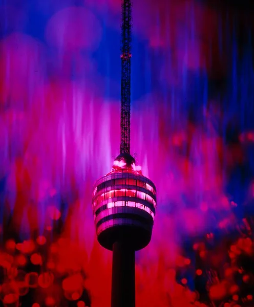 シュトゥットガルトのテレビ塔26 80メートル ランドマーク ビューバスケット Swr Sdr バーデン ウォルテンベルク ドイツ — ストック写真