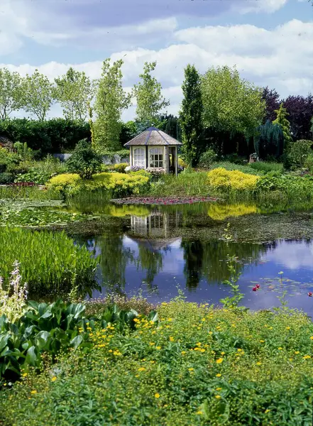 Zahrada Rybníka Ada Hofmann Nizozemsko — Stock fotografie