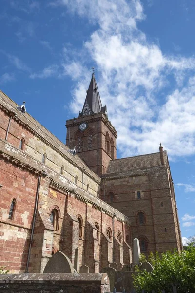 Cathédrale Romane Normande Saint Magnus Xiie Siècle Kirkwall Continent Îles — Photo