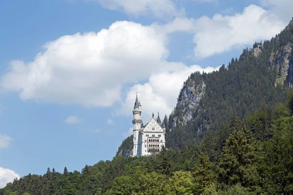 Neuschwanstein Slott Hohenschwangau Allgu Bayern Tyskland Europa — Stockfoto