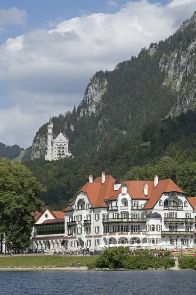 Neuschwanstein城堡和巴伐利亚国王博物馆 Hohenschwangau Allgu Bavaria Germany Europe — 图库照片