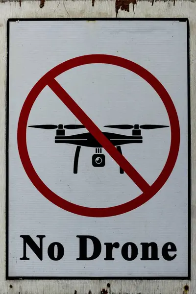 Prohibition Sign Drone Switzerland Europe — Stock Photo, Image