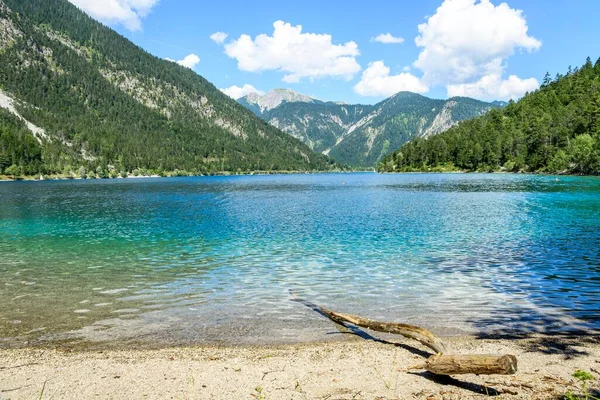 Озеро Планте Вид Берега Гірський Пейзаж Гірське Озеро Гірський Пейзаж — стокове фото